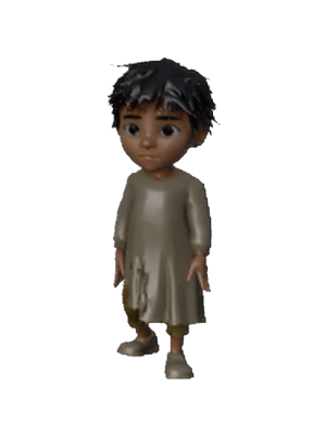 The tousled toddler